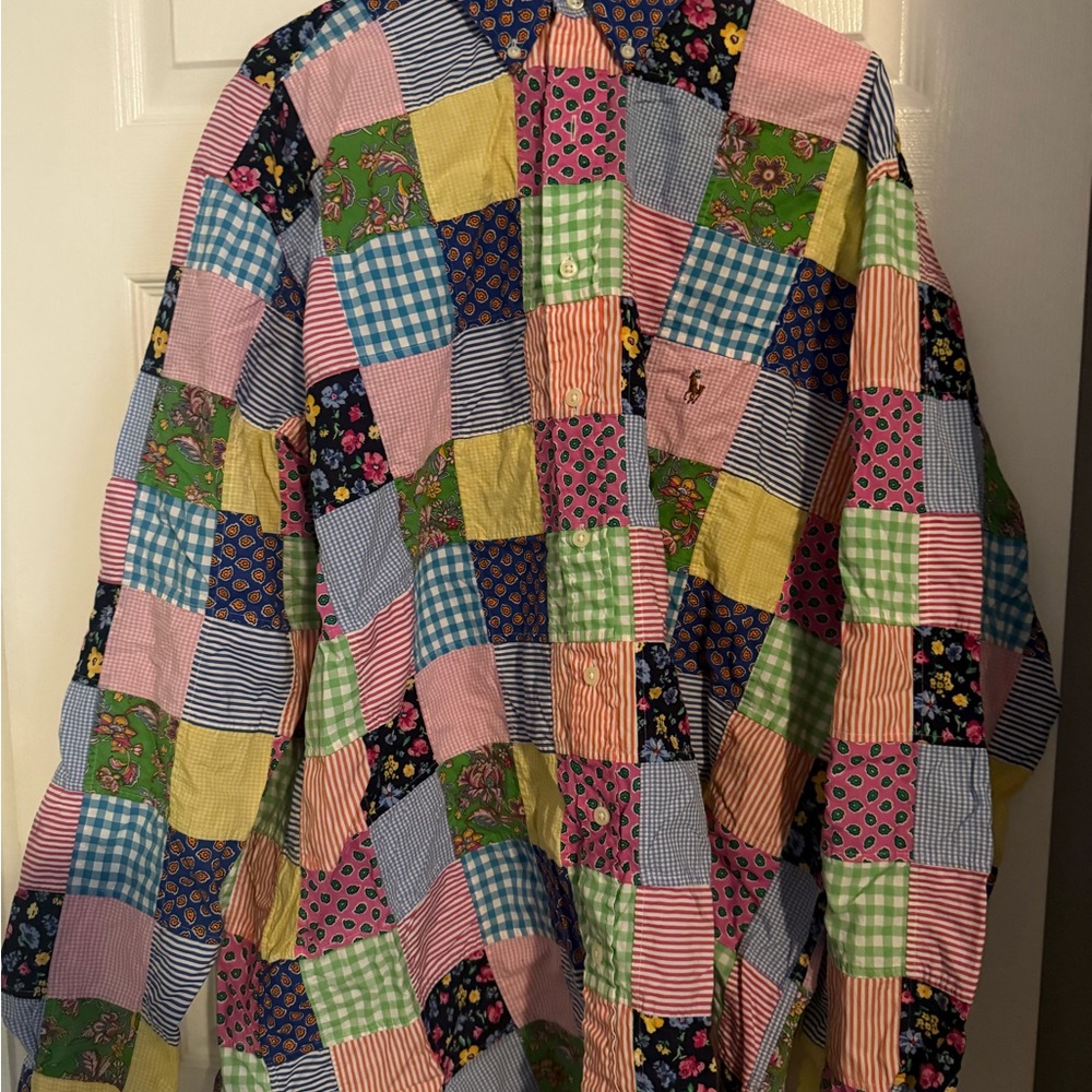 Ralph Lauren Vibrant Patchwork Shirt